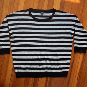 Premise black and gray striped sweater